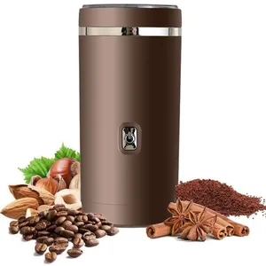 RITONDA Moulin à café électrique ,Moulin à grains ,Broyeur à herbes électrique ,pour grains de café épices avec 8 lames en acier inoxydableVendu parcdiscount