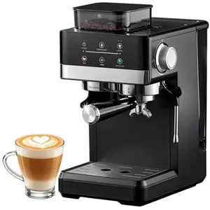 AIORBER 1350W Machine à café expresso broyeur 20 bars 20 niveaux moutu... pas cher