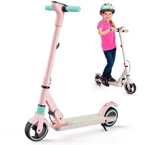 Trottinette Electrique Rose Enfant 6 a 16 Ans - EROLLERRUN - S3 - 2 ro...Vendu parcdiscount