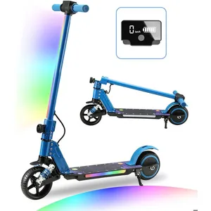 EROLLERRUN Trottinette électrique 130 W Pliable Pour Enfant 14 Km/h Av...Vendu parcdiscount