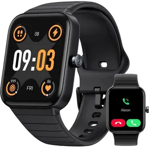 AGPTEK Parsonver Montre Connectée Femme avec Appels Bluetooth, Moniteur de Fréquence Cardiaque Sommeil, Montre Étanche pour Android iOSVendu parcdiscount