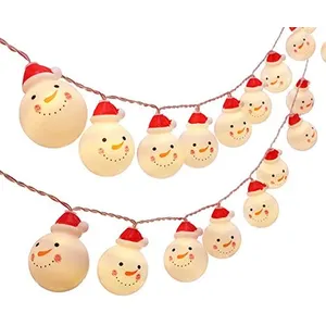 Non communiqué Guirlande lumineuse de décoration de Noël HAOBUY bonhomme de neige LED 3 mètres 20 lumières pas cher