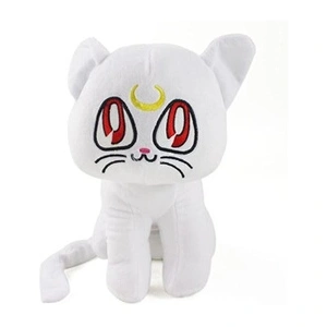 Peluche Pour Sailor Moon FONGWAN Chat de compagnie poupée Luna - blanc... pas cher