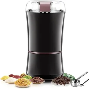 CALDION Moulin à Café Électrique 400W, Broyeur à Graines de Lin, Noix, Poivre, Épices, Semences de Café et Autres avec LamesVendu parcdiscount