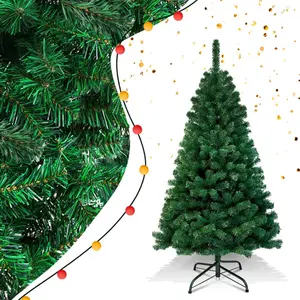 Clanmacy Arbre de Noël artificiel 150cm Sapin de Noël Arbre artificiel... pas cher