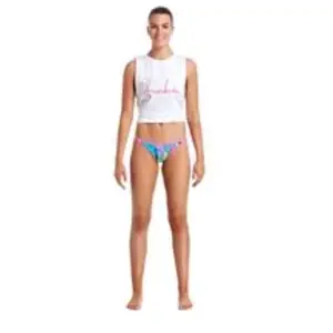 Comparateur de prix : Bas de maillot de bain mini femme Funkita Impressionista brief Bleu 36...