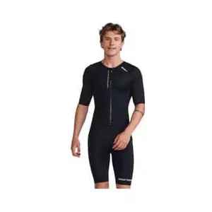 Combinaison de triathlon 2XU Aero manche courte noir blanc - XL