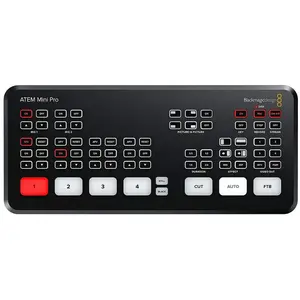 Comparateur de prix : BlackmagicDesign Table de réalisation professionnelle Blackmagic Design ATEM Mini Pro