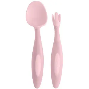 b.box Gelato Cutlery couverts pour enfant Blush 9m+ 2 pcs pas cher
