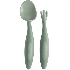 b.box Gelato Cutlery couverts pour enfant Sage 9m+ 2 pcs pas cher