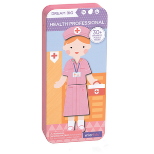 Comparateur de prix : Non communiqué MIEREDU BOITE DE PUZZLE MAGNETIQUE VOYAGE: MEDECIN