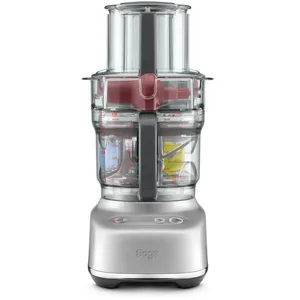 Sage - The Paradice 9 - Robot de Cuisine avec Kit de Découpe, Lame en S, Râpe Réversible, Éminceur Réglable et Lame à Pâte - Acier Inoxydable Brossé pas cher