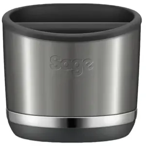 Bac à marc de café Sage the Knock Box 10 - argent et noirVendu parcoffee-friend