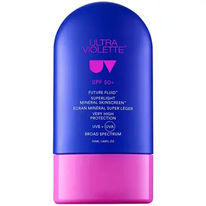 ULTRA VIOLETTE Future Fluid SPF 50+ Ecran Solaire Léger Zinc pas cher