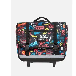 Cartable à roulettes - RIP CURL - Garçon - 38 CM - 2 Compartiments - Noir - PrimaireVendu parcdiscount