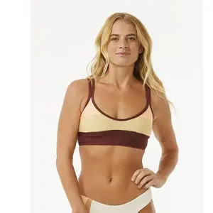 Rip Curl Haut De Bikini Block Party Spliced pas cher