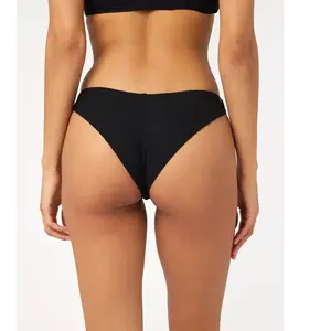 Rip Curl Bas de bikini tanga Custom Rib 2XS pas cher