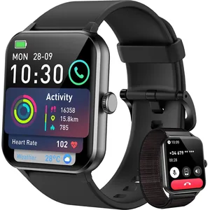 Montre intelligente pour femmes hommes, Blackview R50 1,85" grand écra... pas cher