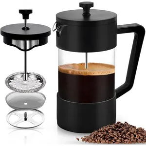BEIJIYI Cafetière à Piston, French Press 1000 ml (5 Tasses),Carafe Fra...