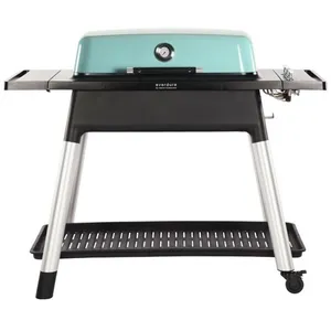 Everdure Furnace by Heston Blumenthal Barbecue au gaz à 3 brûleurs, corps en aluminium moulé, Menthe - Menta pas cher
