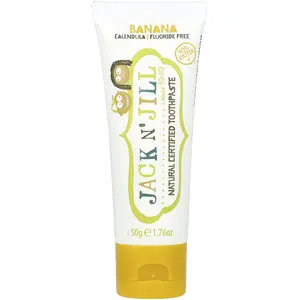 Jack N’ Jill Natural dentifrice naturel pour enfant saveur Banana 50 g pas cher