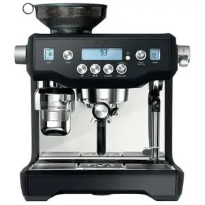 Machine expresso Sage Oracle SES980BTR   avec broyeur, noire pas cher