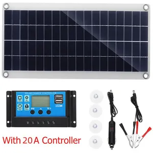 OKUMGGYJ Kit solaire 300 W - Panneau solaire flexible, module PV monoc...Vendu parcdiscount
