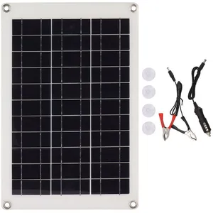 OKUMGGYJ Kit de panneau solaire polycristallin 20W, panneau de charge ...Vendu parcdiscount