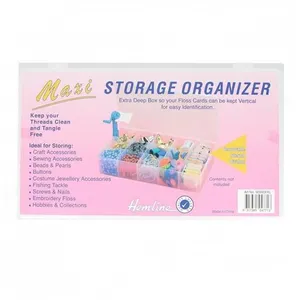 Boite de rangement modulable 28 X 16,6 cm - Distrifil Transparent - Tr...