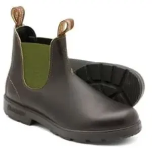 Comparateur de prix : Blundstone Femme Original 500 Series Chelsea Boot, Stout Brown Olive, 37 EU