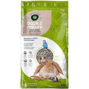 Comparateur de prix : Litière Back-2-Nature Small pour petits animaux - 20 L