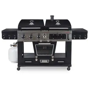 Pit Boss Barbecue fumoir Memphis Ultimate 4 en 1 gaz, charbon de bois