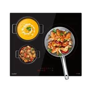 Comfee Plaque de cuisson induction - 3 foyers - 3 boosters - 7200W - L... pas cher
