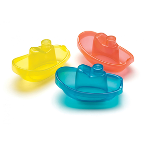 PLAYGRO-Petits Bateaux Colores Bleus x3 pas cher