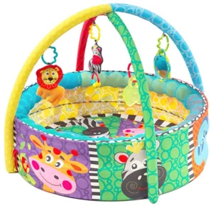 Playgro 0184007 Piscine à balles et tapis de jeu 4 en 1, multicolore pas cher