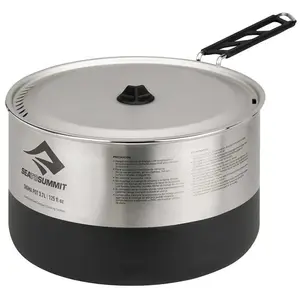Casserole Sea to Summit Sigma Pot 3.7L gris clair