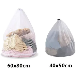 Filet à Linge, 2 pcs Sacs à Linge avec Cordon de Serrage Sac de Lavage...