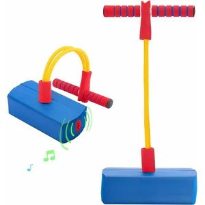 Ballon Sauteur Avec Poignée Pogo Stick - Bâton Sauteur Enfant Adulte Bleu Pour Équilibre Et Fun