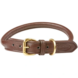 Collier pour chien en cuir roulé Weatherbeeta Marron 2XL 1001694027 pas cher