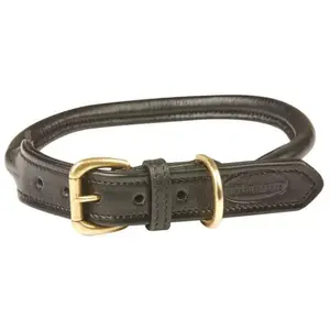 Weatherbeeta - Collier cuir - Chien (M) (Noir) - UTWB1256 pas cher