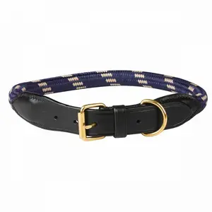 Weatherbeeta - Laisse - Chien (L) (Bleu/ marron) - UTWB1342 pas cher