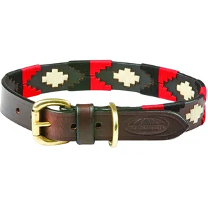 Collier pour chien en cuir Weatherbeeta Polo Marron XL 1001699004 pas cher