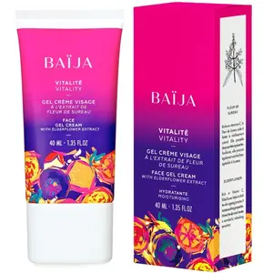 Gel Crème Visage à l'Extrait de Fleur de Sureau Hydratante BAÏJA pas cher