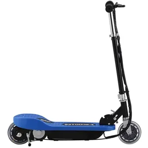 vidaXL Trottinette électrique 120 W Bleu pas cher