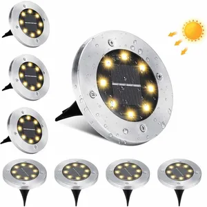 Lampe Solaire Extérieur Jardin, 8 led Spots Solaires Exterieur Etanche...