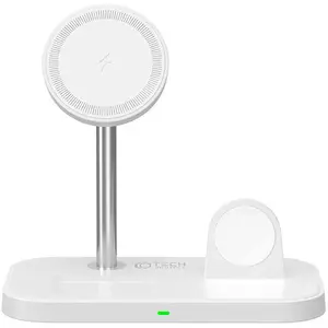 Tech-Protect Qi15W-A22 3V1 Magsafe Magnetic Wireless Charger BlancVendu parkaufland