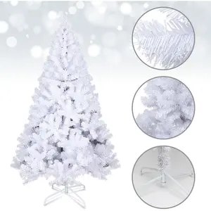Jopassy Arbre de Noël artificiel Aiguilles PVC Support métallique Sapi... pas cher