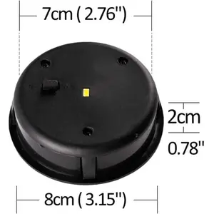 INEASICER Lanterne Solaire haut De Remplacement Lumière Solaire Pour L...