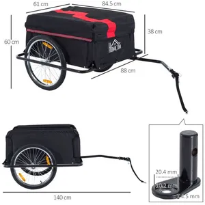 REJIMENEZ2025 Remorque de transport pour vélos remorque de transport C...Vendu parcdiscount