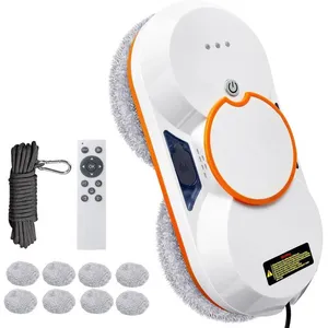 PRUMYA Robot laveur de vitre,Avec Télécommande,Corde Sécurité et Réser... pas cher